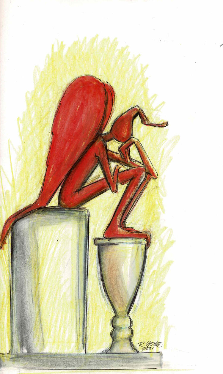 Blerbin TM Sketch from 2001 Copyright John Randall York Blerbin TM Sketch from 2001 Copyright John Randall York